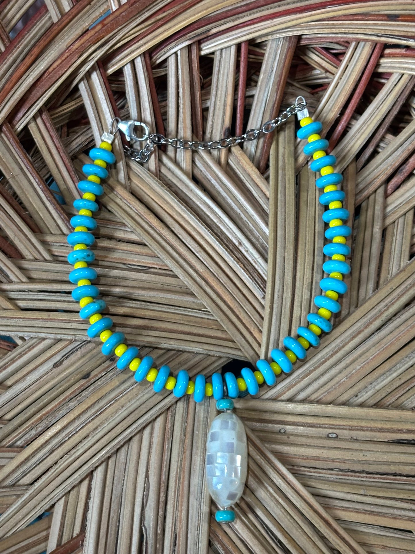 Beaded anklet