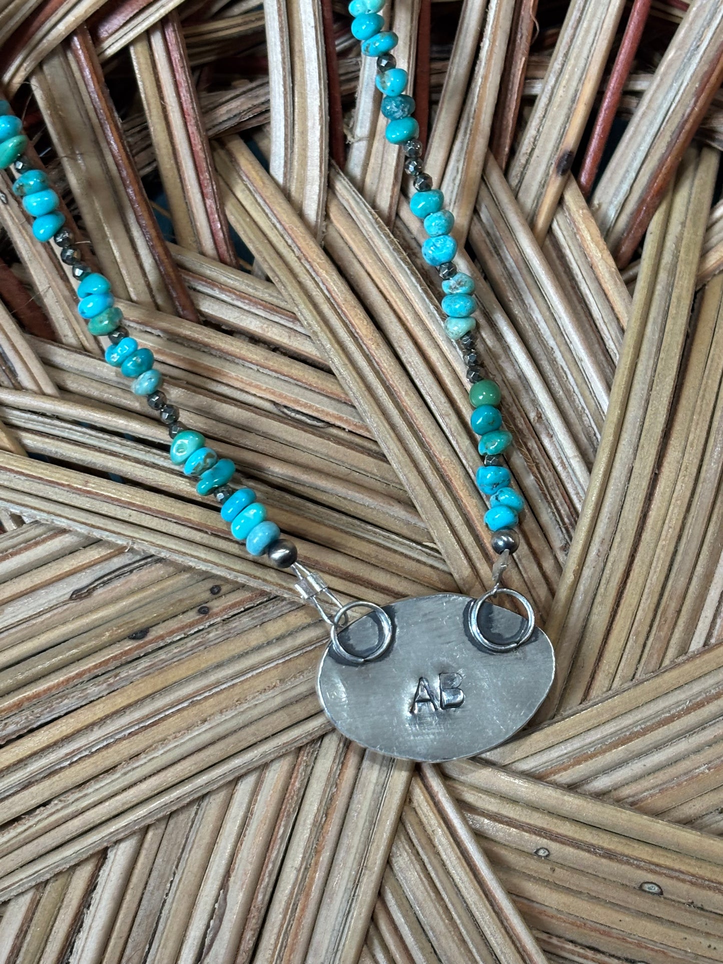 Royston ribbon beaded necklace