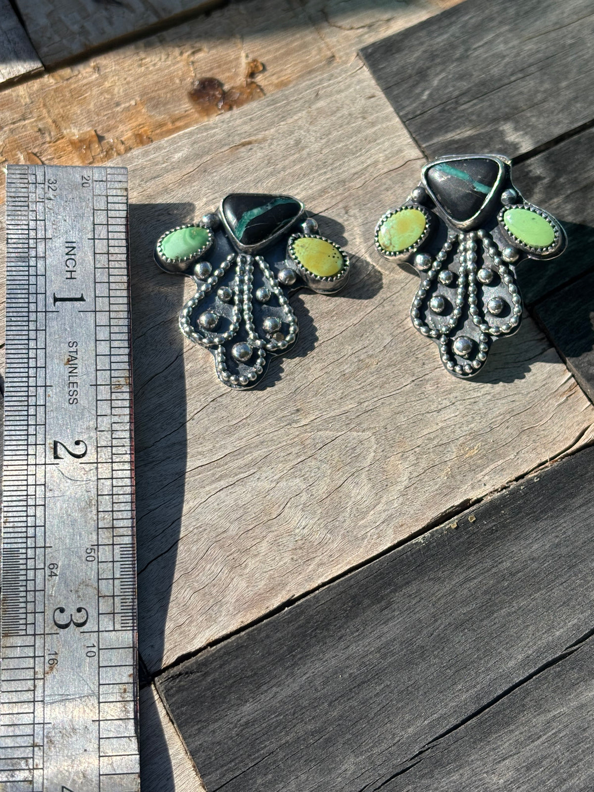 Funky earrings