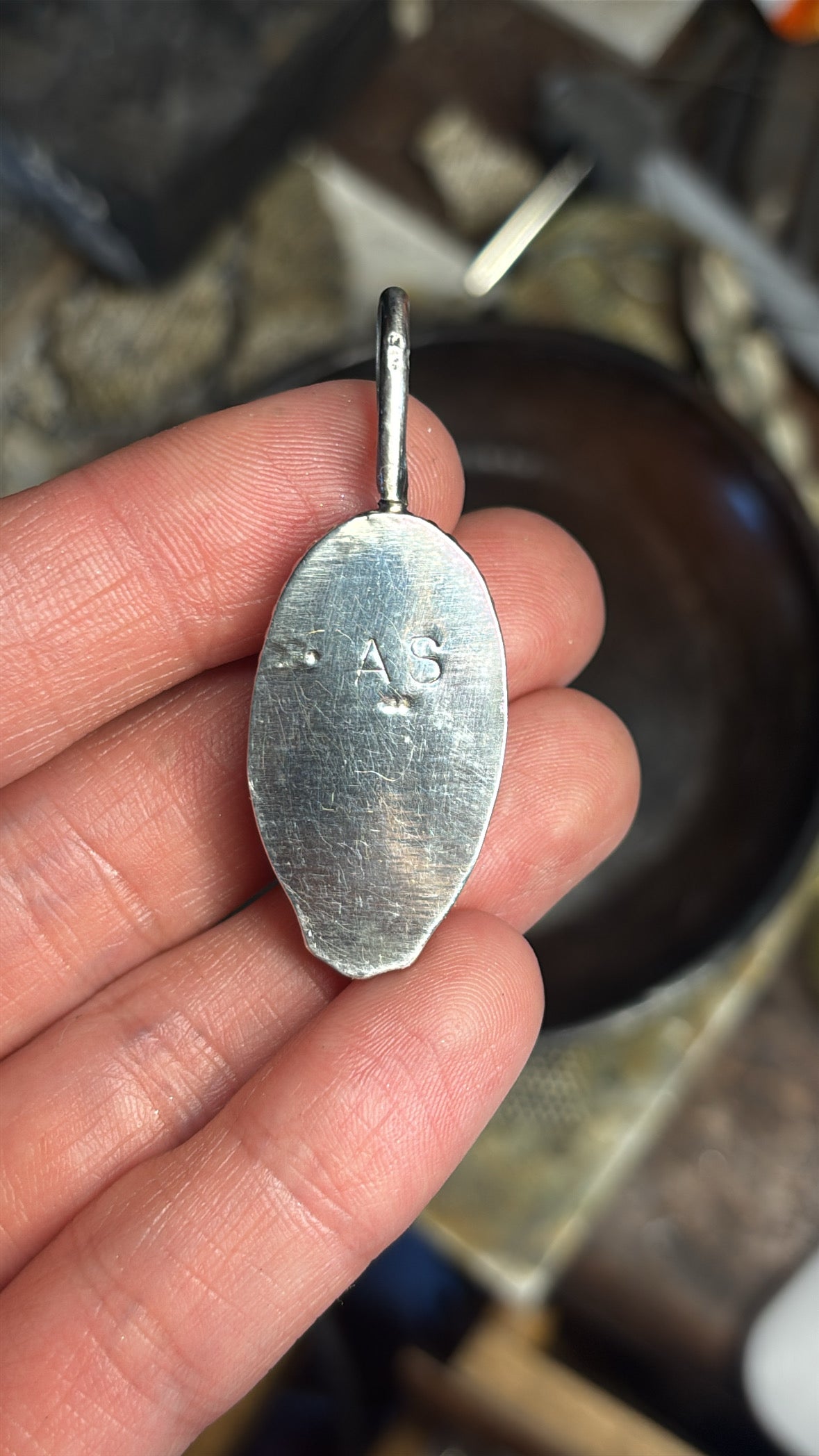 Mexican Fire Opal Pendant