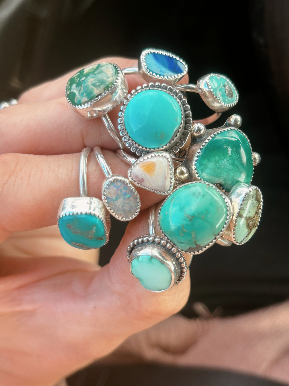 Turquoise stacker ring 💍 3 week TAT