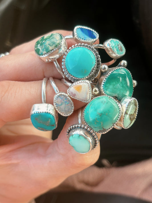 Turquoise stacker ring 💍 3 week TAT