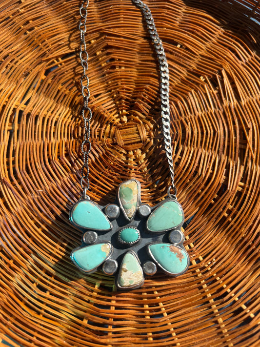 Royston and Campitos Flower necklace