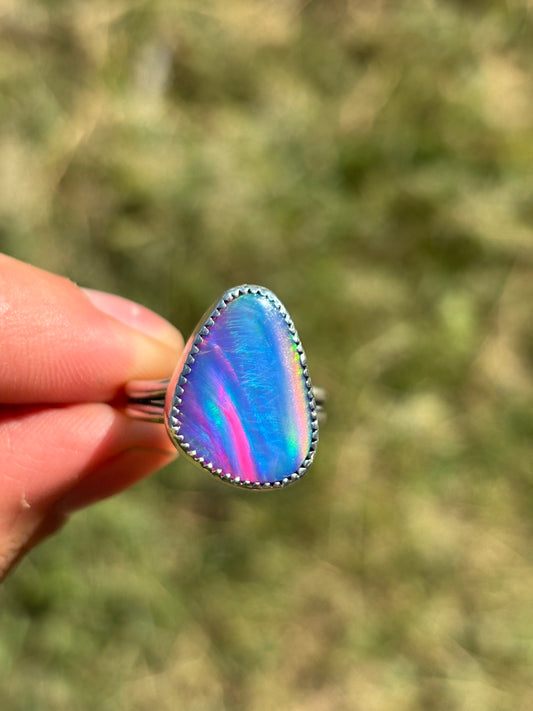 Aurora Opal Ring size 9 3/4