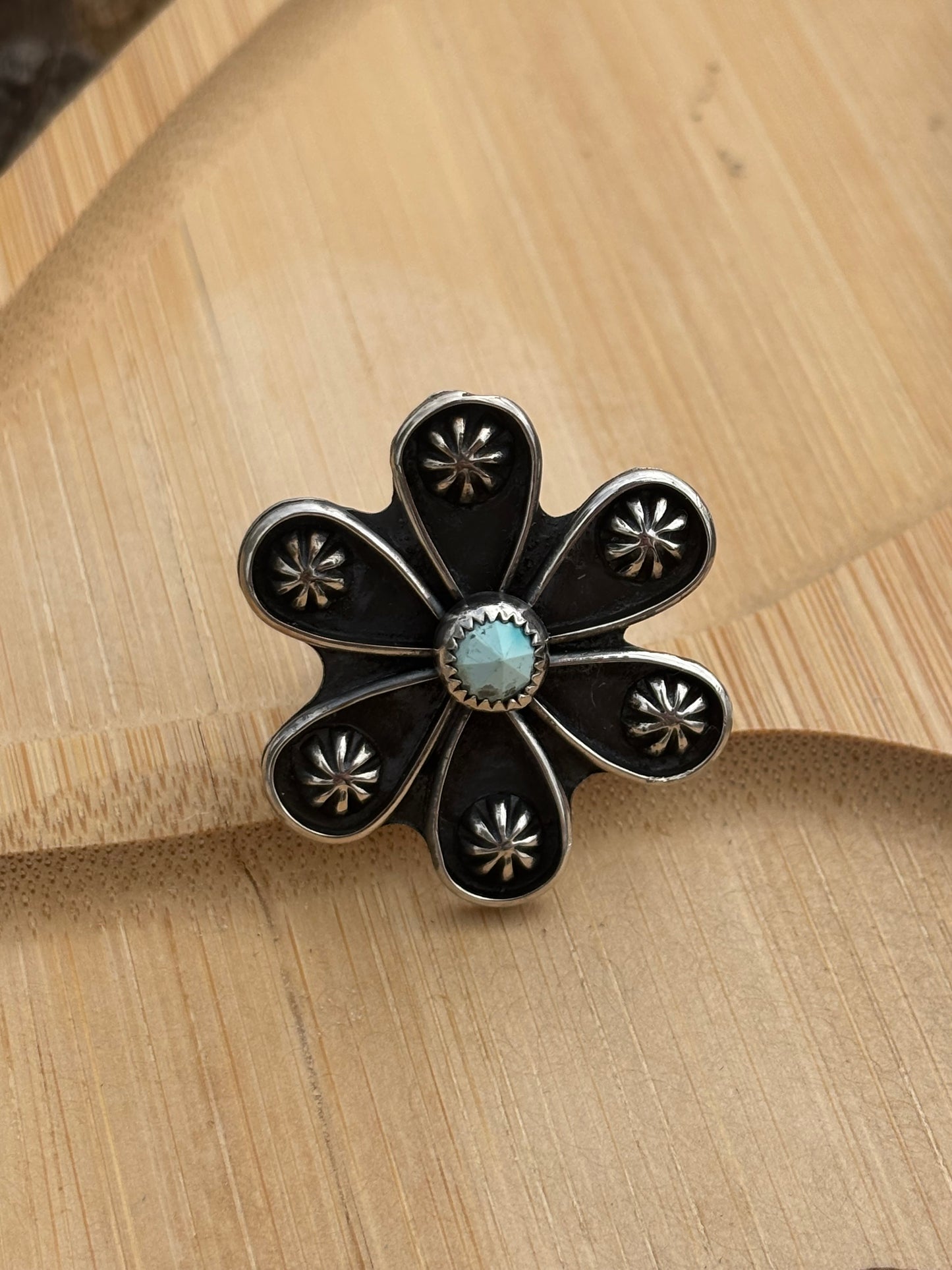 Concho Flower Ring size 6