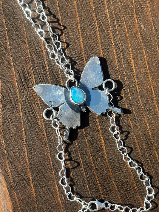 Australian Opal Butterfly Handchain