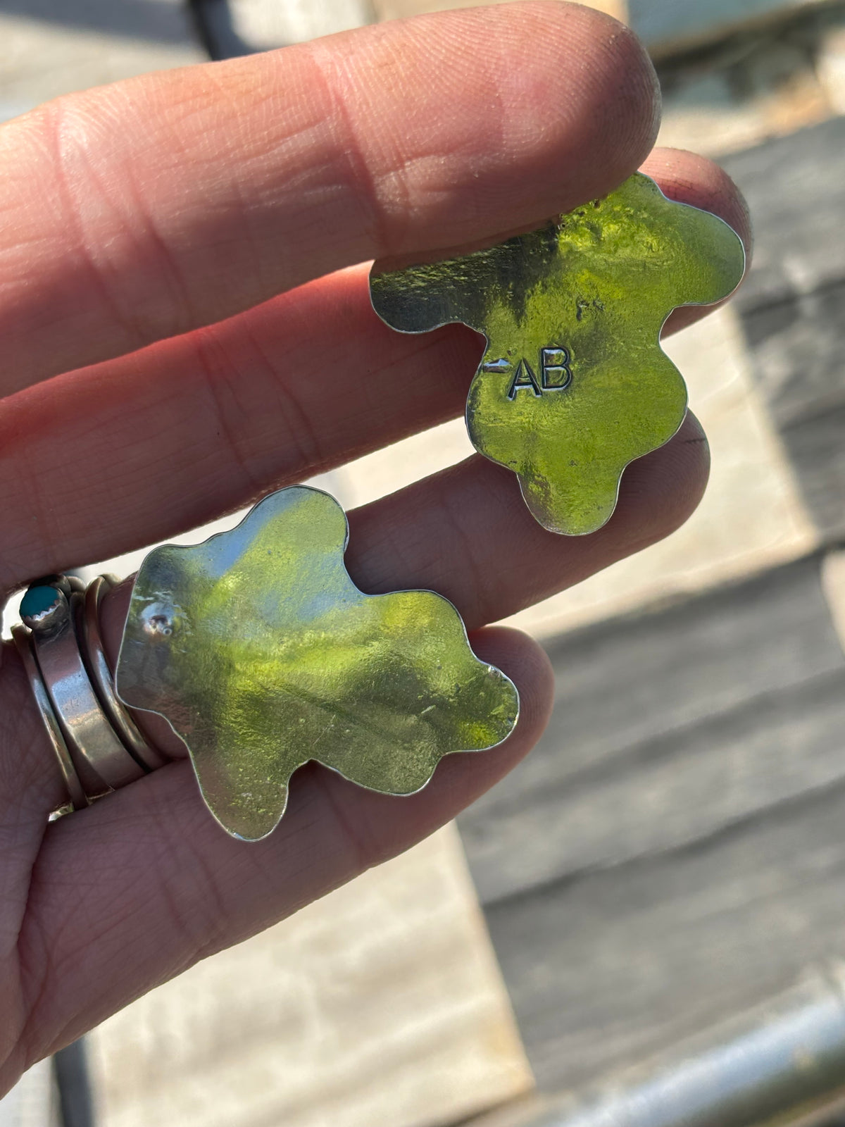 Funky earrings