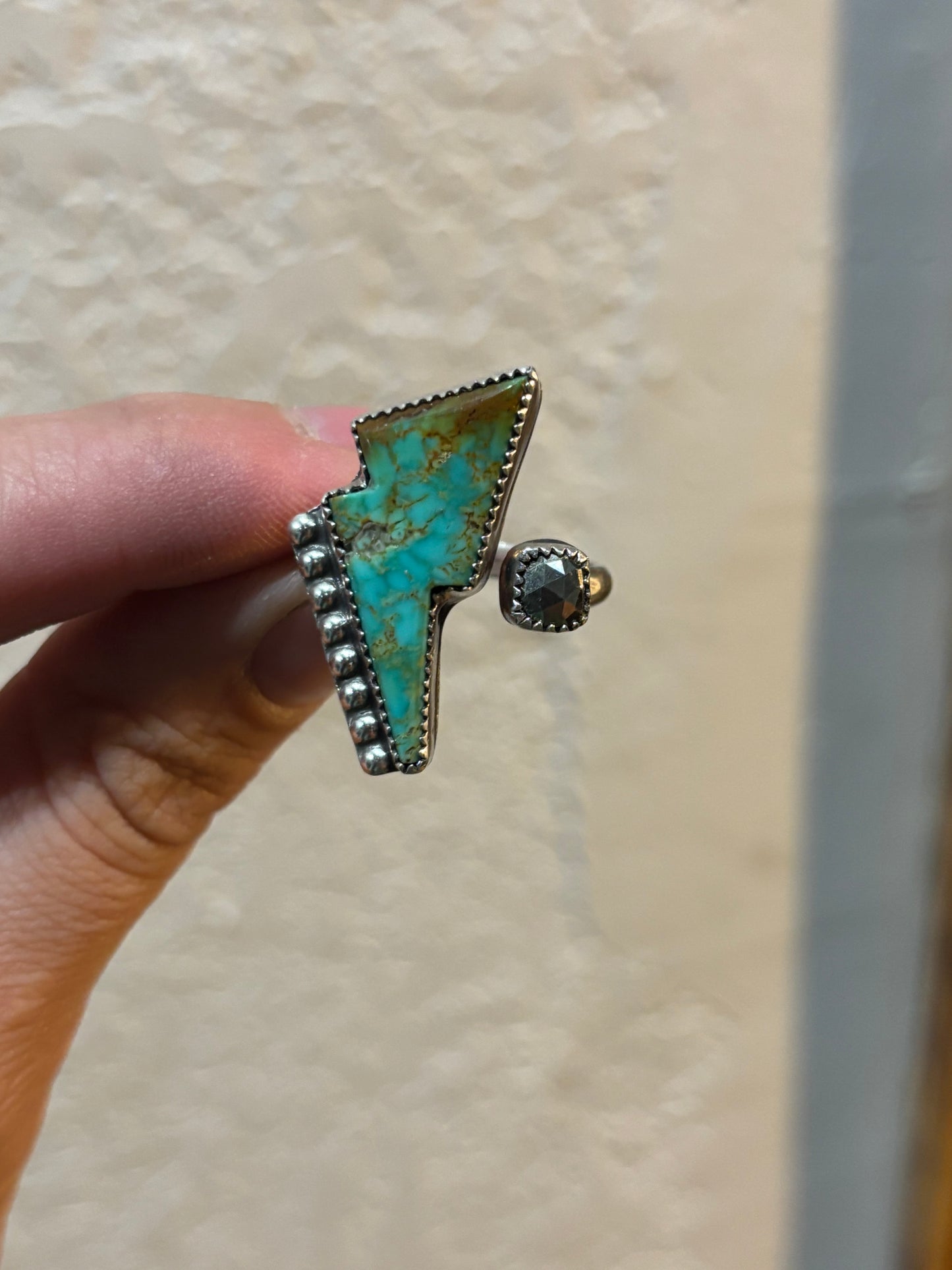 High grade Sonoran bolt ring size 9 (adjustable)