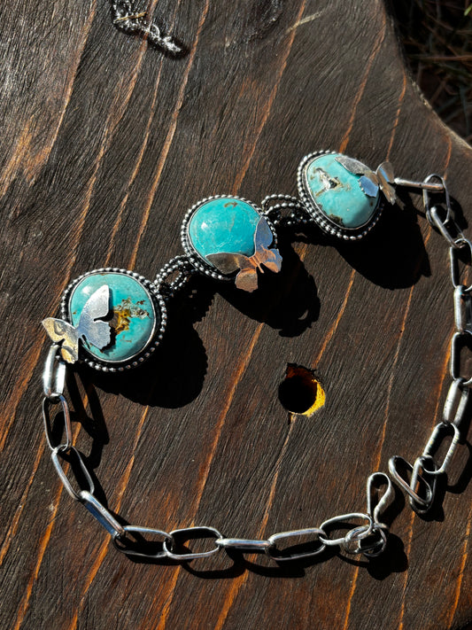 3 Stoned Butterfly Choker
