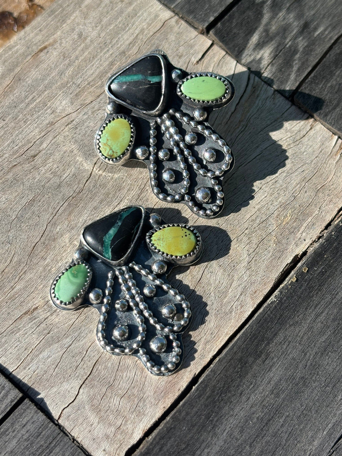 Funky earrings