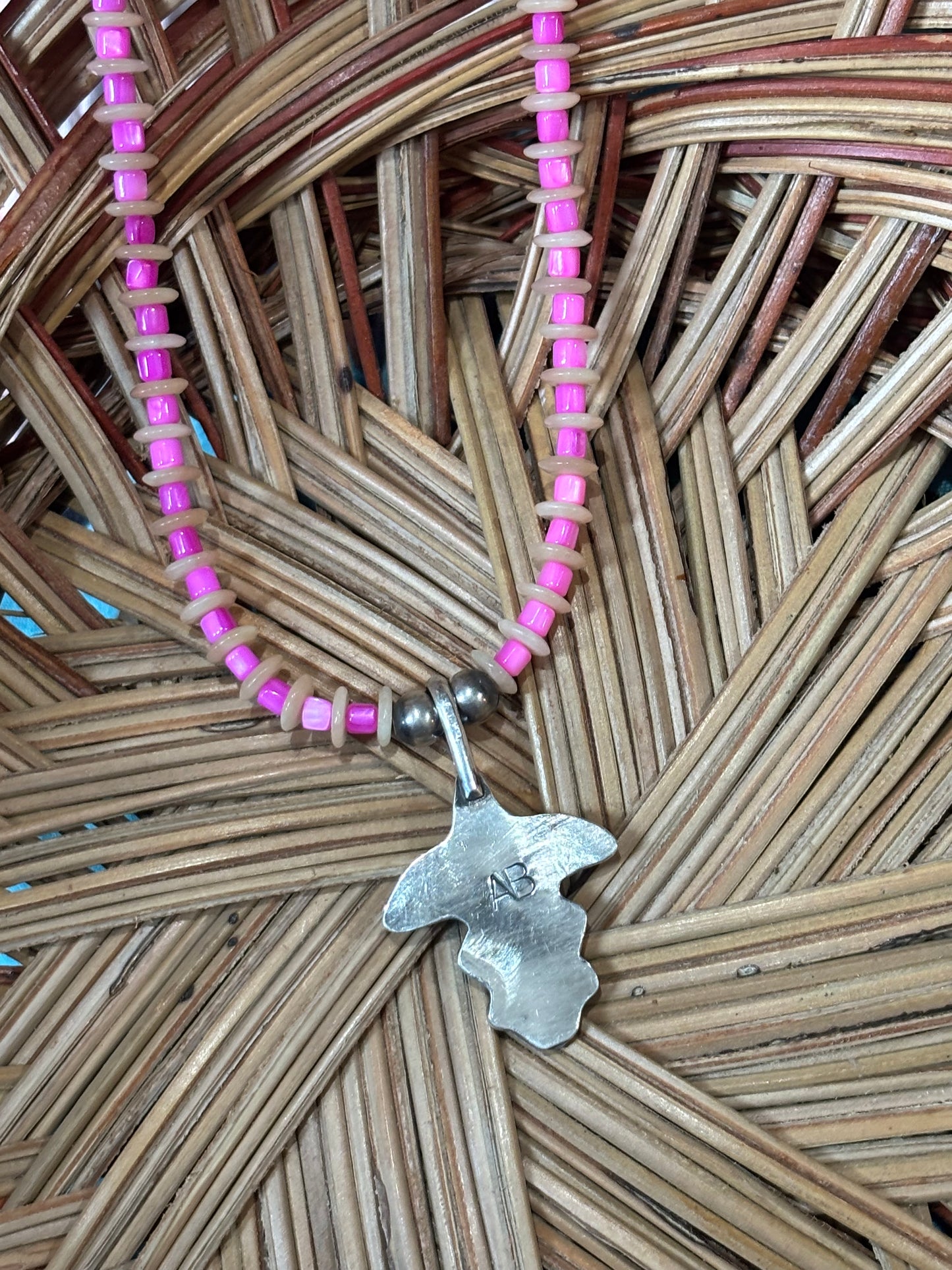 Funky thunderbird necklace