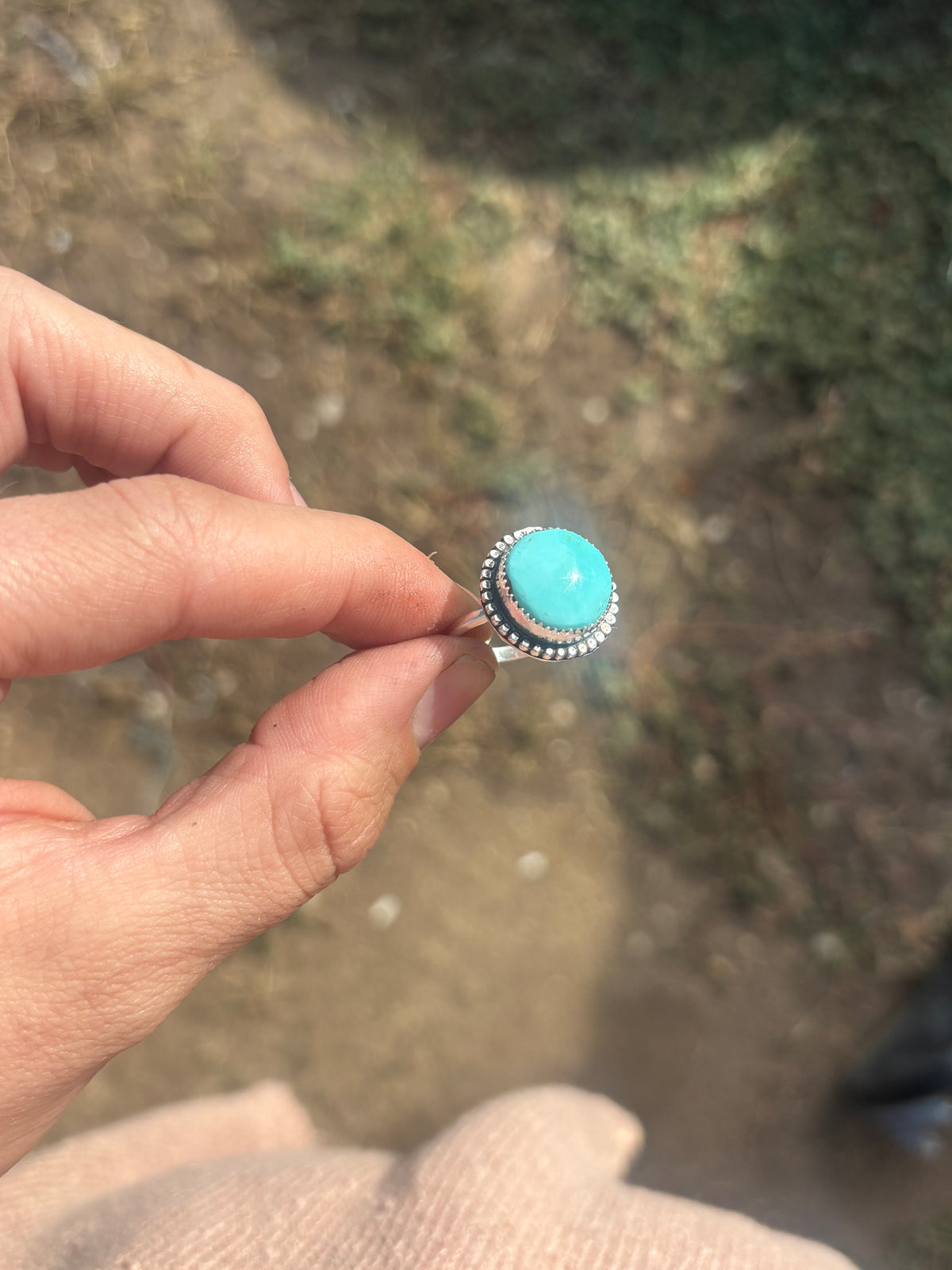 Kingman turquoise stacker size 8.5