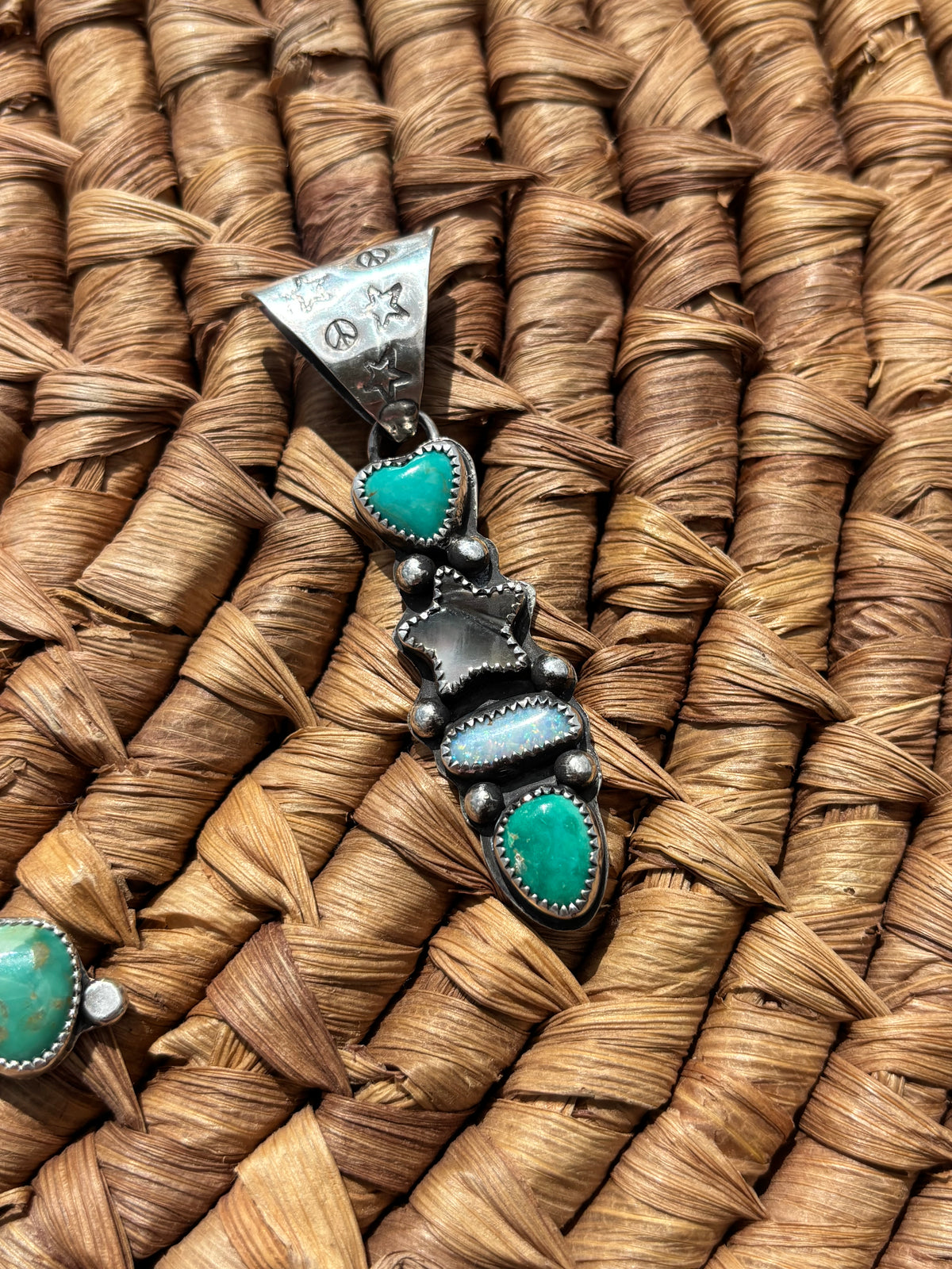 Celestial totem pendant