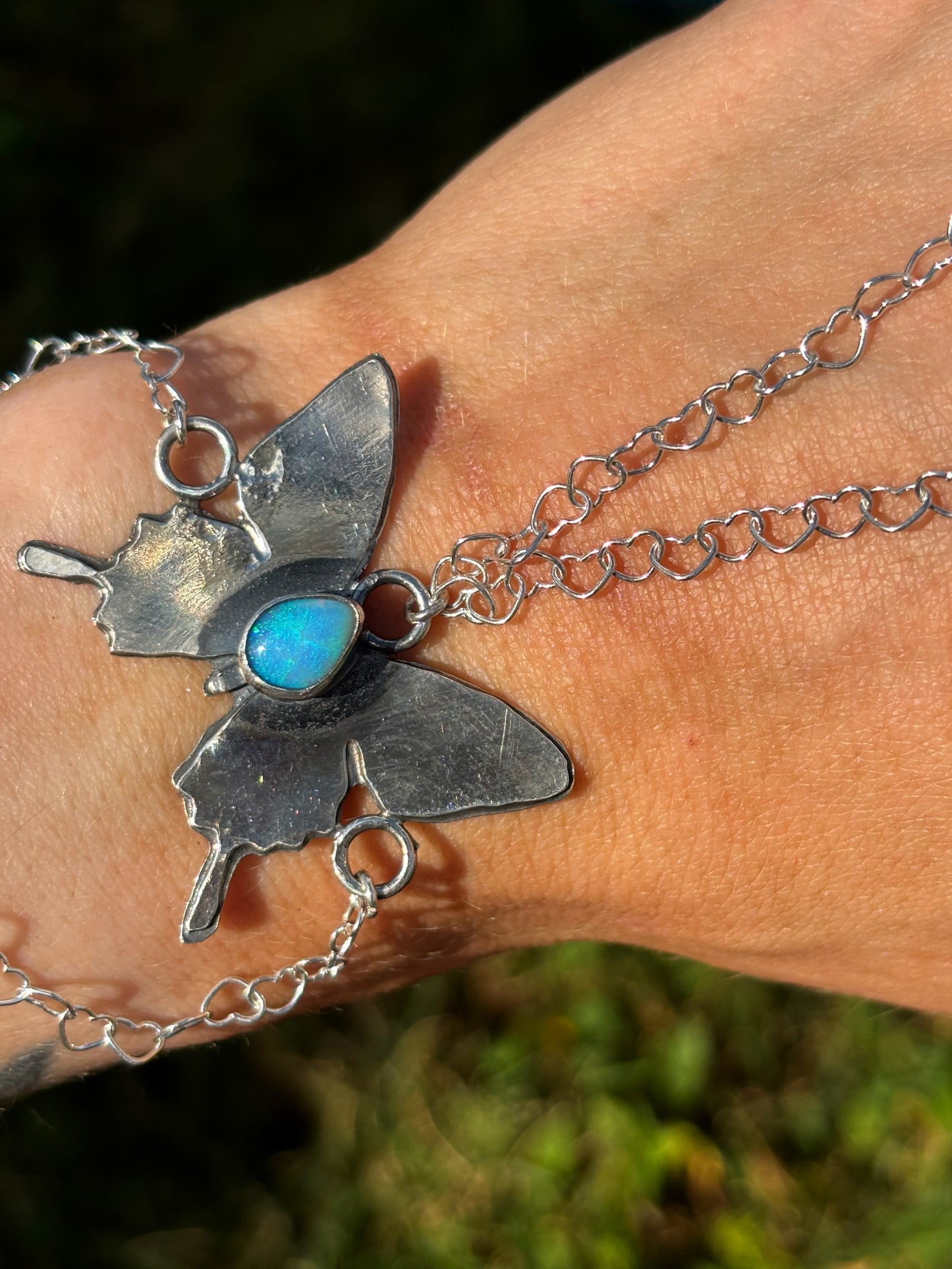 Australian Opal Butterfly Handchain