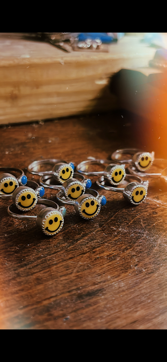 Smiley stacker ring 3 week TAT