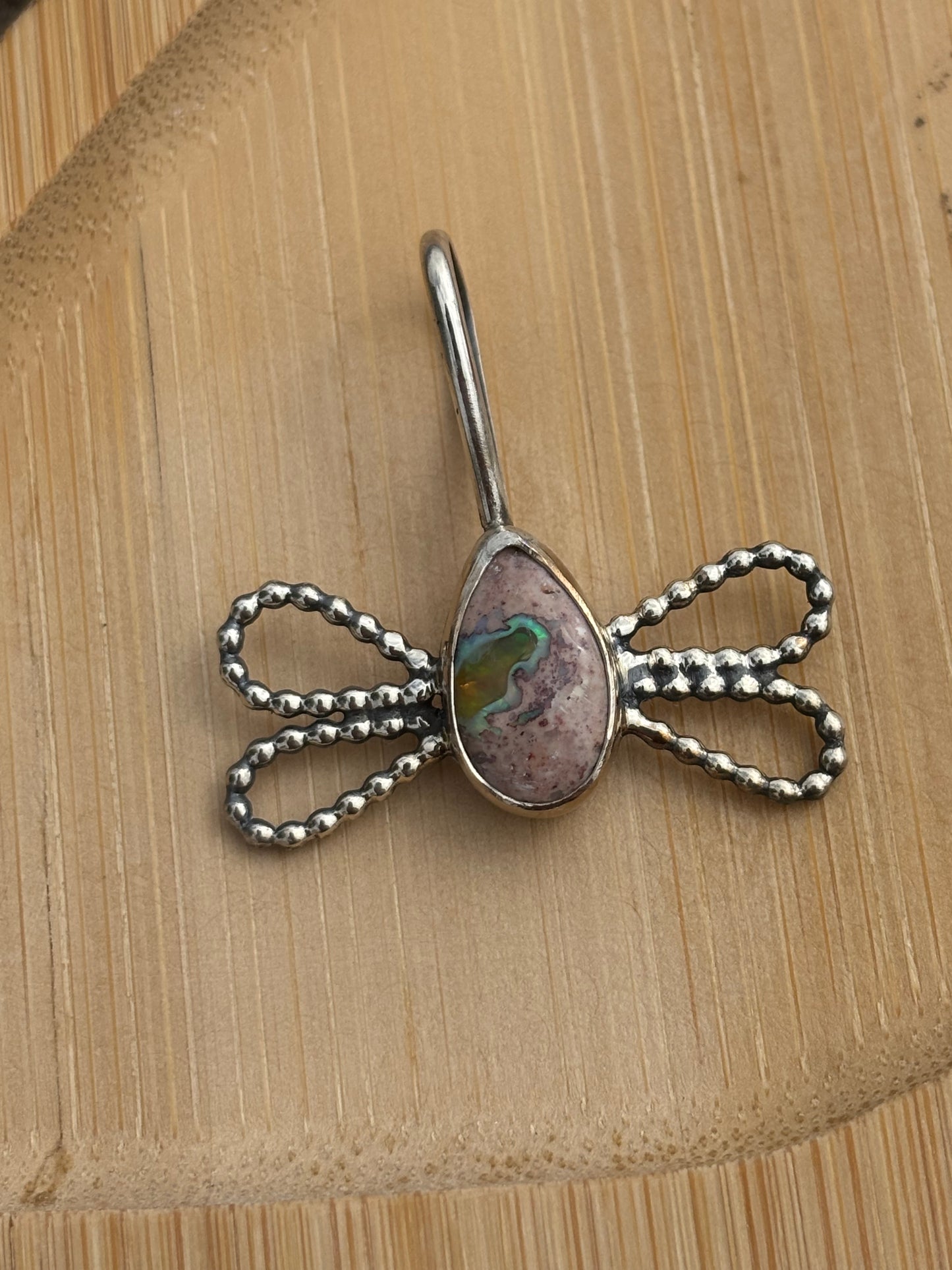 Mexican Fire Opal Stevie Charm