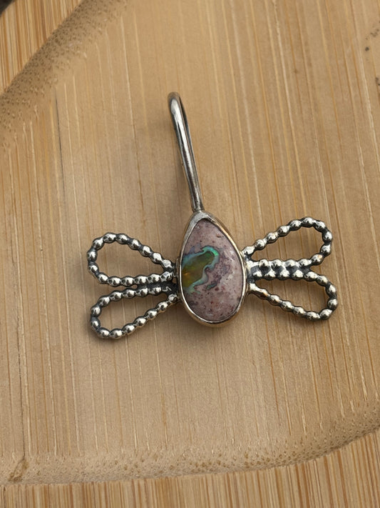 Mexican Fire Opal Stevie Charm