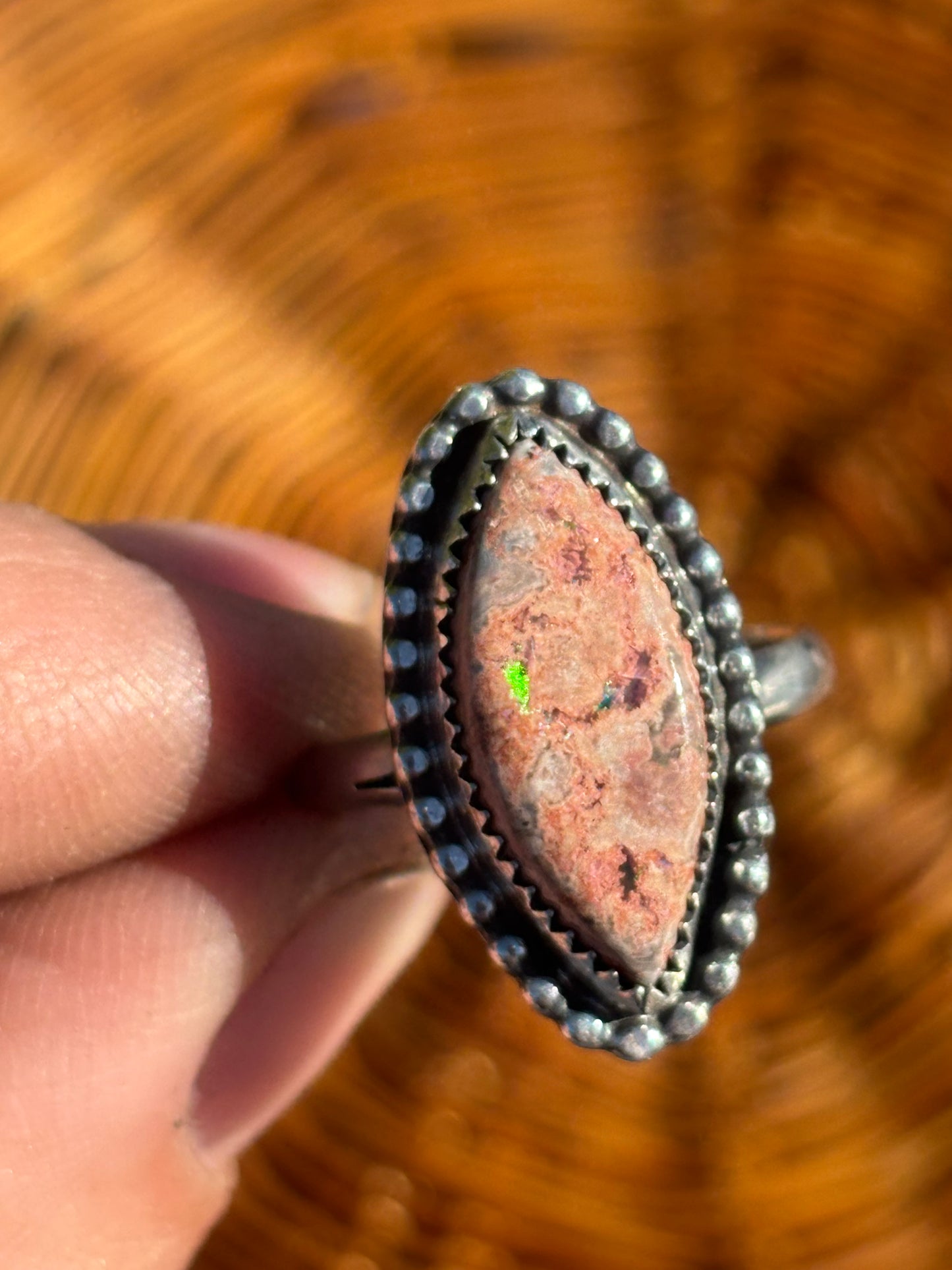 Fire Opal Marquis ring size 7