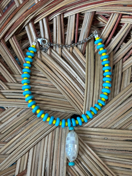 Beaded anklet