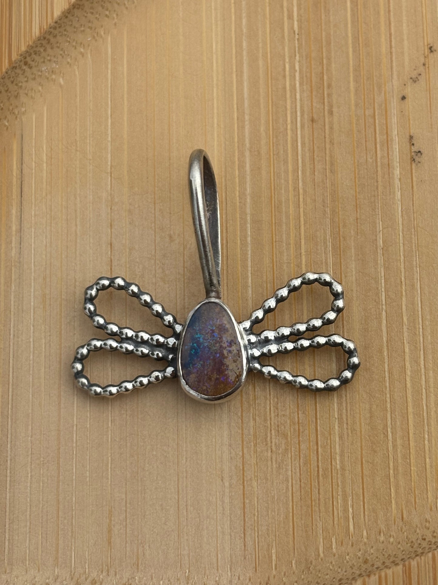Purple Pipe Opal Stevie charm