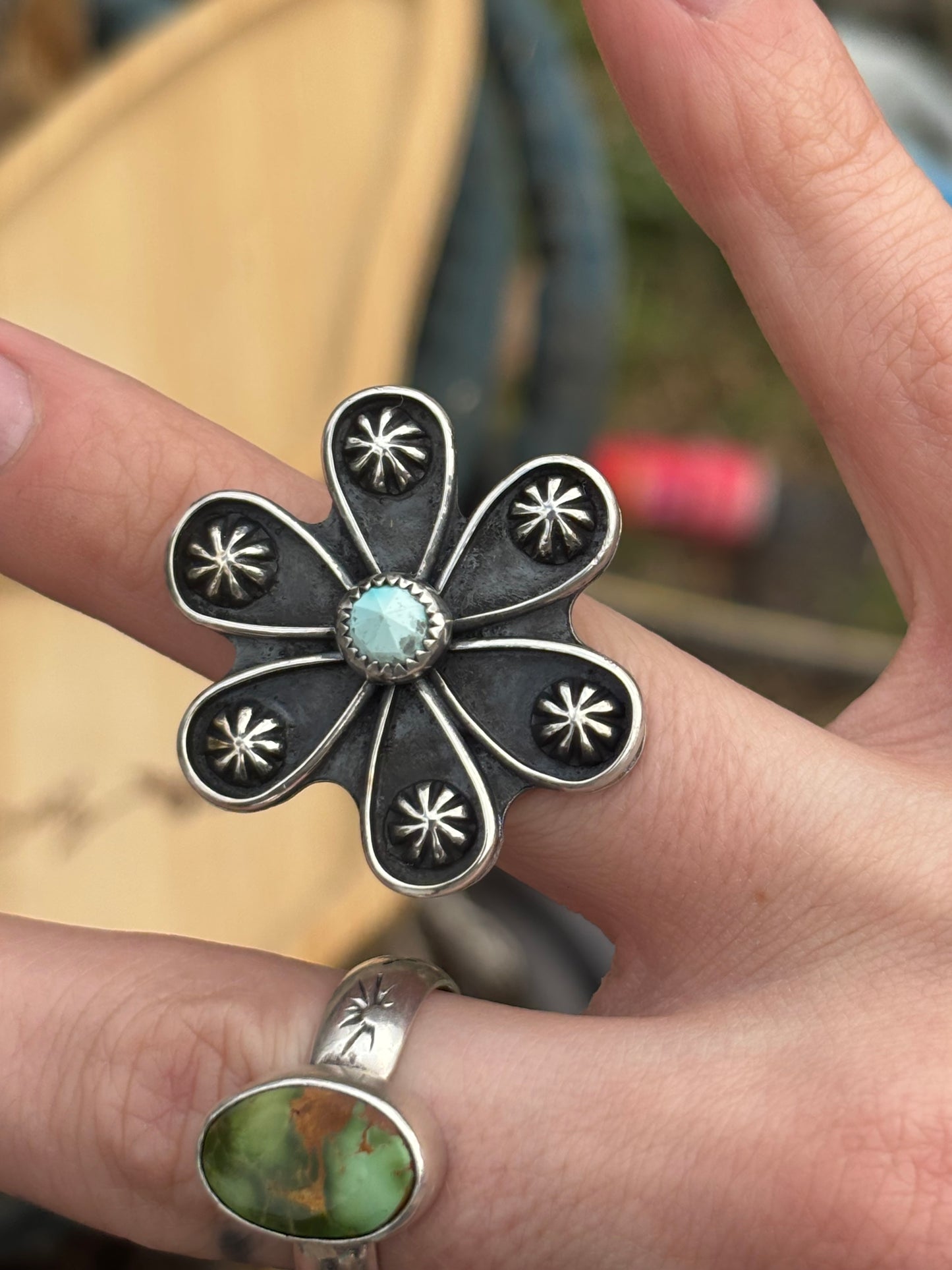 Concho Flower Ring size 6