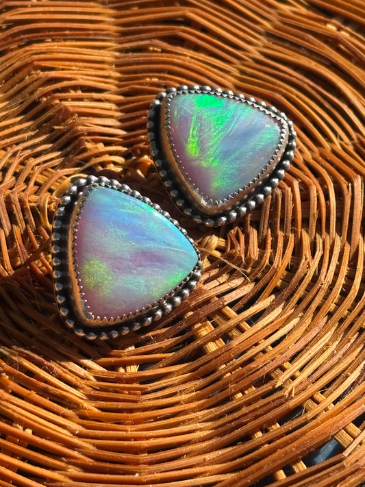 Aurora Opal studs