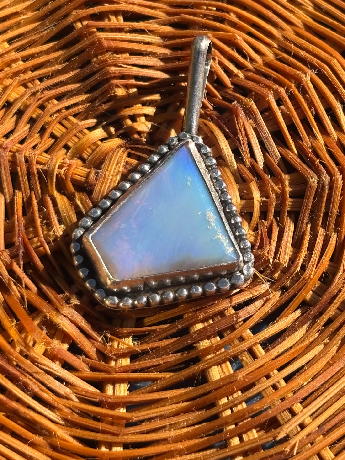 Mintabie Opal pendant