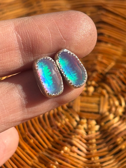 Aurora Opal Studs