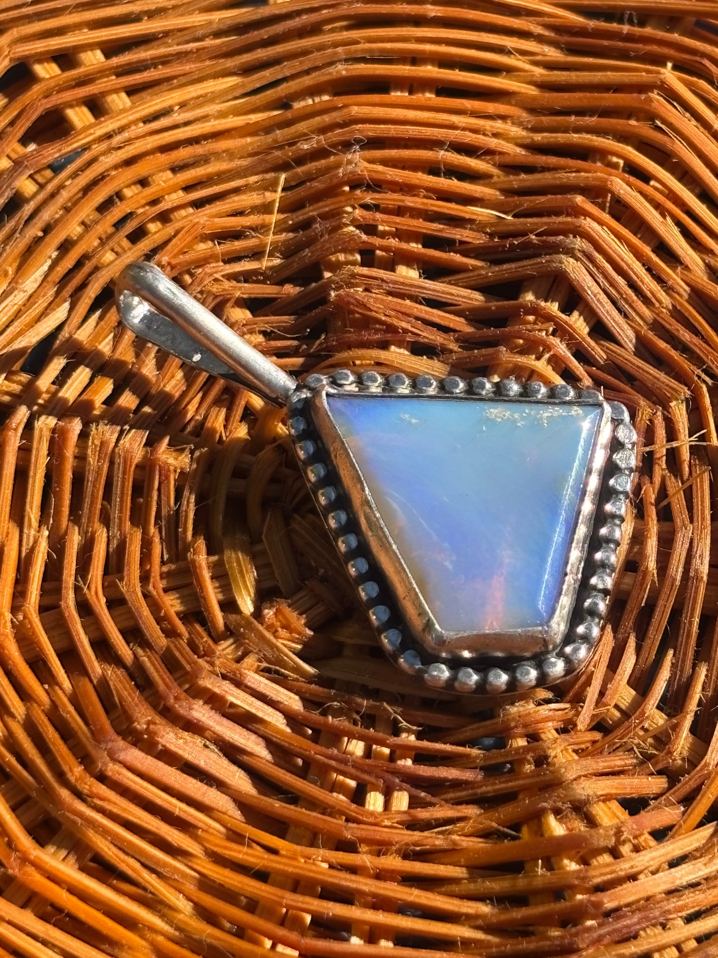 Mintabie Opal pendant