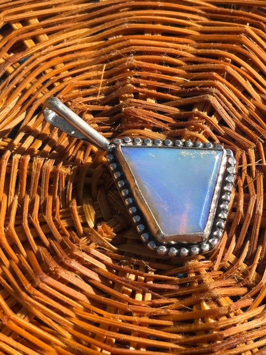 Mintabie Opal pendant