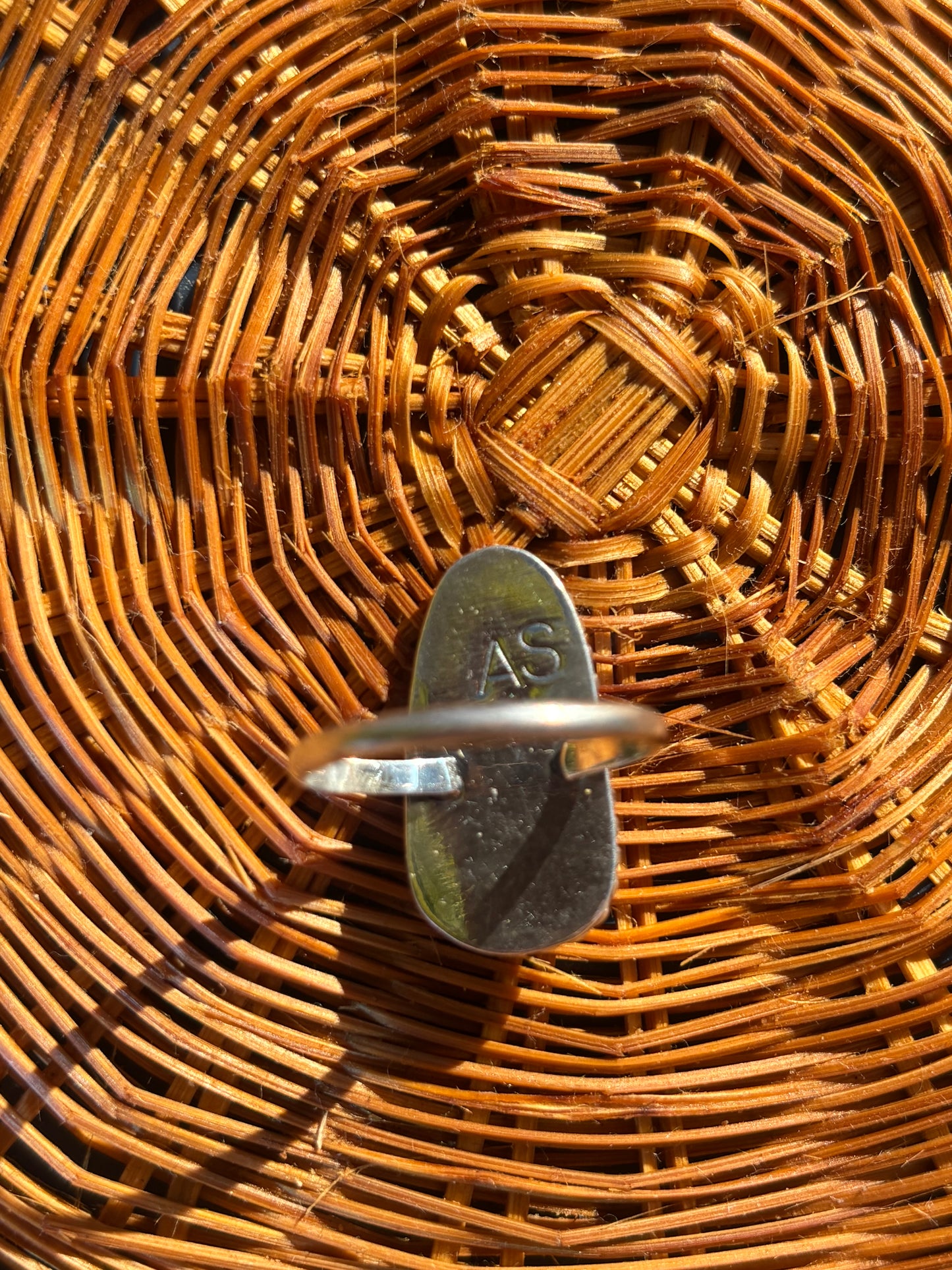 Mintabie Opal ring size 9.5