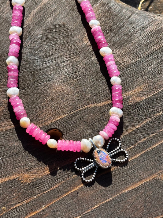 Australian Pipe Opal Stevie necklace