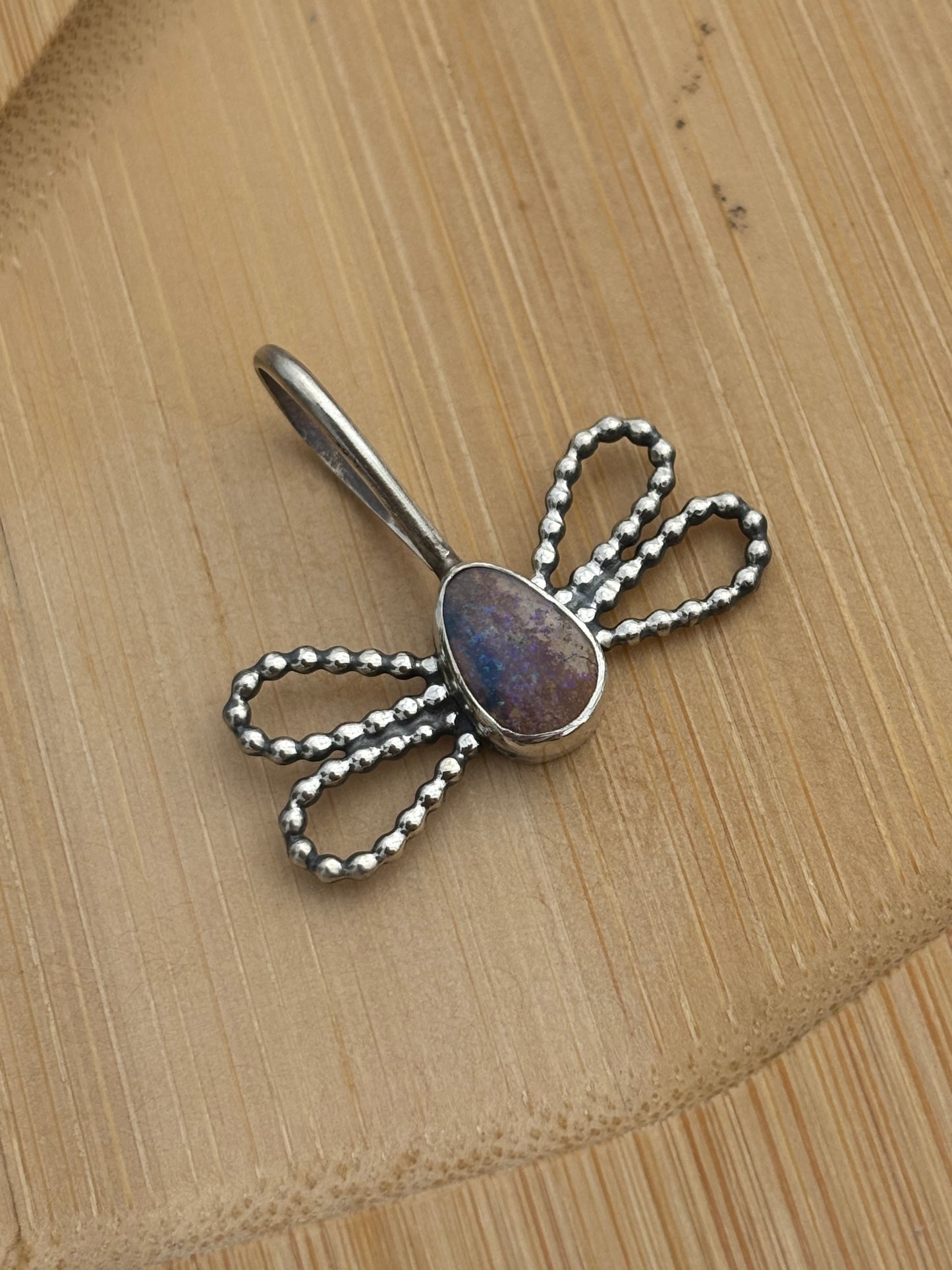 Purple Pipe Opal Stevie charm