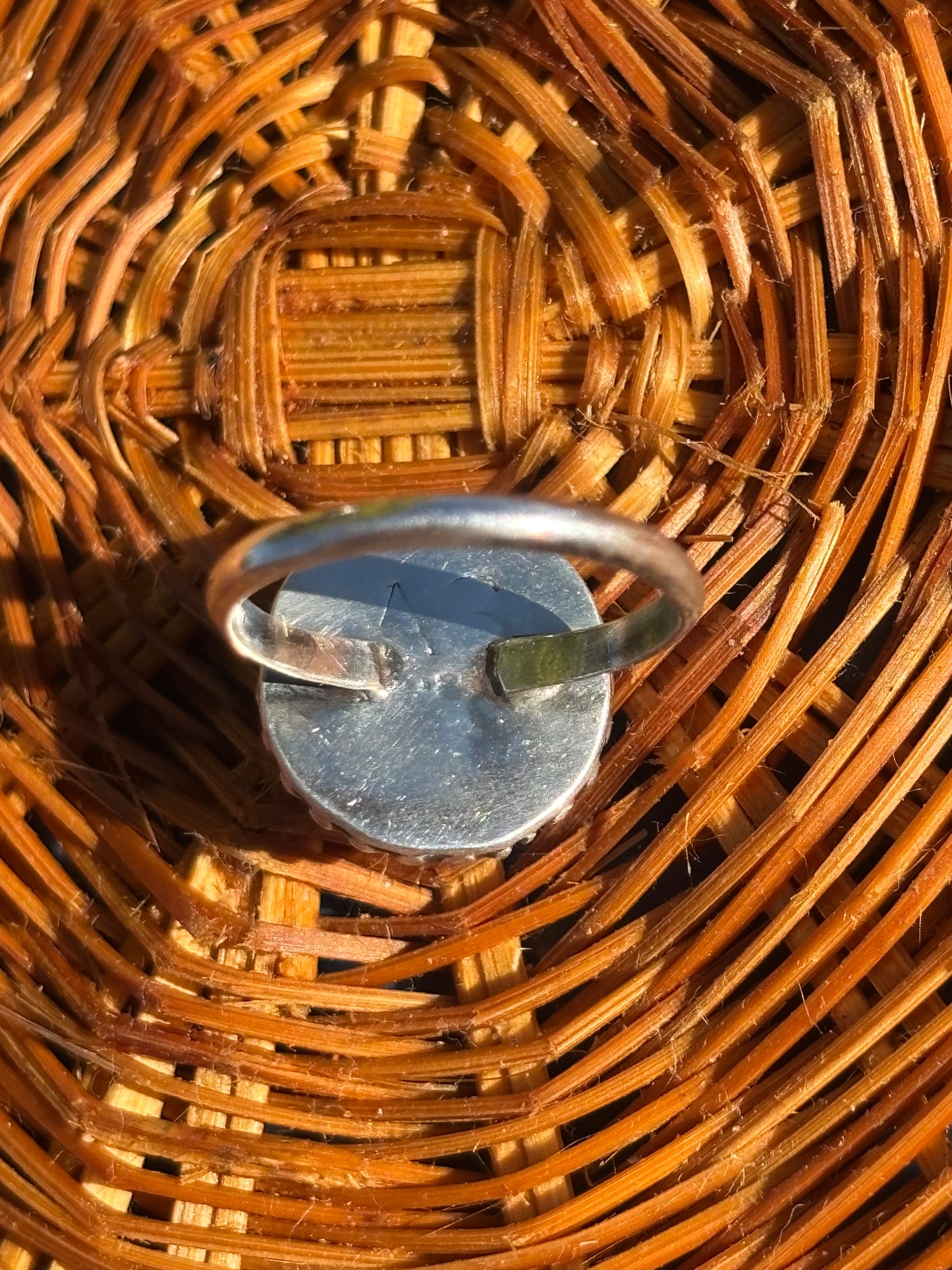 Fire opal Stacker size 6