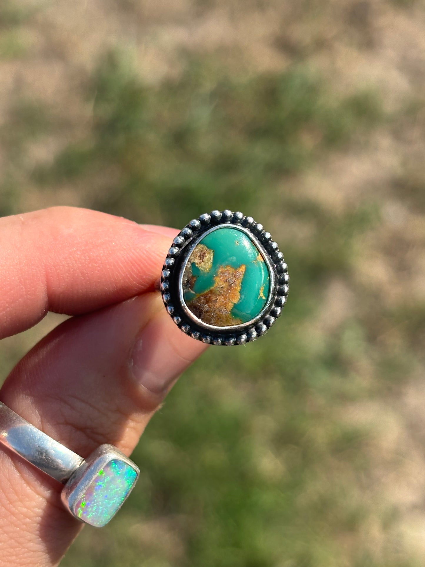 High Grade Stone Mountain ring size 4.75