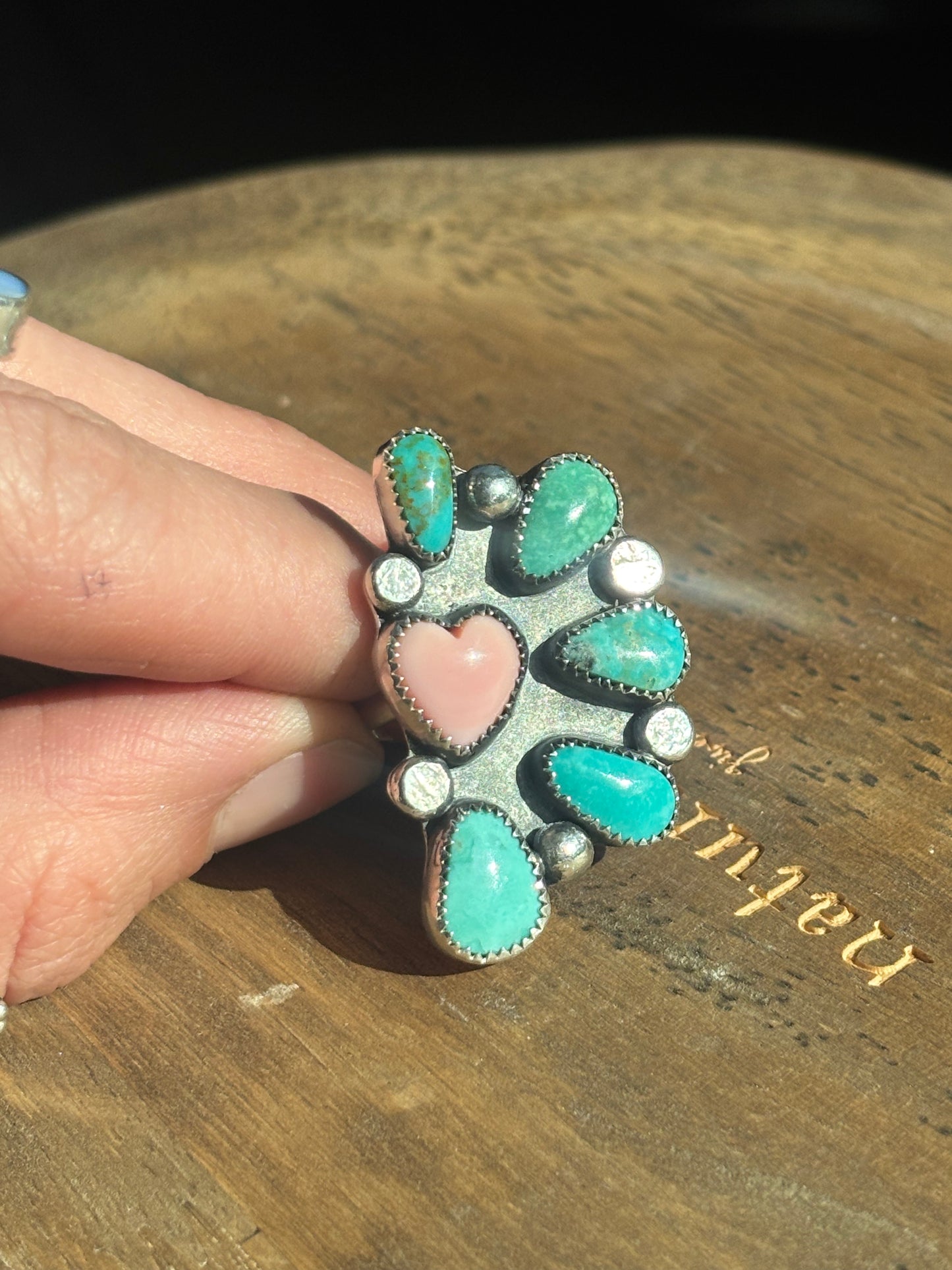 Lover Girl Cluster Adjustable Ring