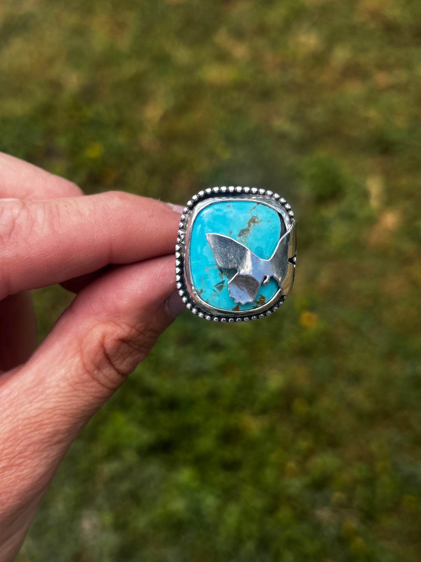 Kingman Butterfly Statement ring size 7 1/4